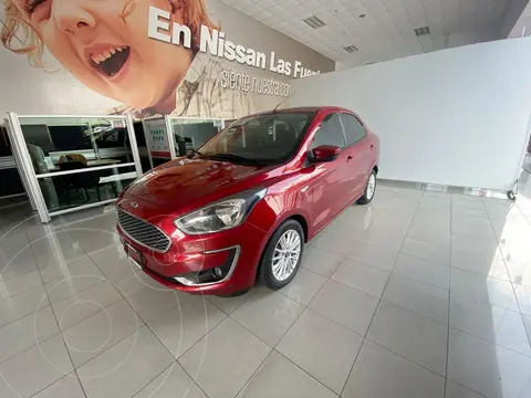 Ford Figo Sedan Titanium Aut usado (2020) color Rojo financiado en mensualidades(enganche $57,000 mensualidades desde $6,374)