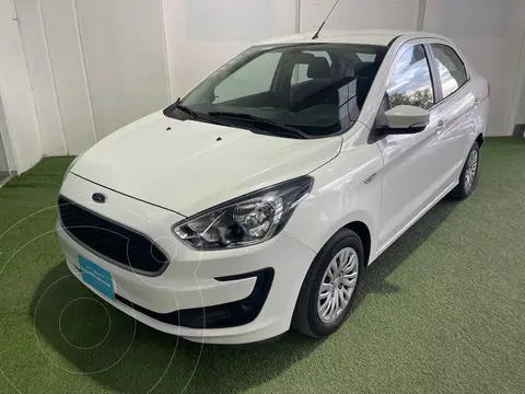 Ford Figo Sedan Impulse A/A usado (2019) color Blanco Oxford precio $179,900