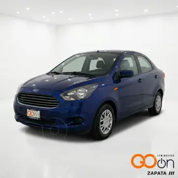 Ford Figo Sedan Ambiente usado (2018) color FORFTAZUL METALICO precio $150,000