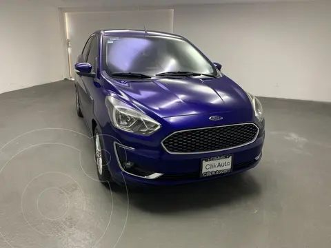 Ford Figo Sedan Titanium Aut usado (2019) color Azul financiado en mensualidades(enganche $38,000 mensualidades desde $5,900)