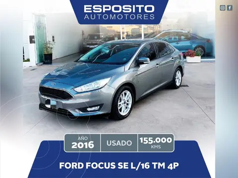 Ford Focus FOCUS L/16 2.0 4 P SE usado (2016) color Gris Oscuro precio $15.880.000