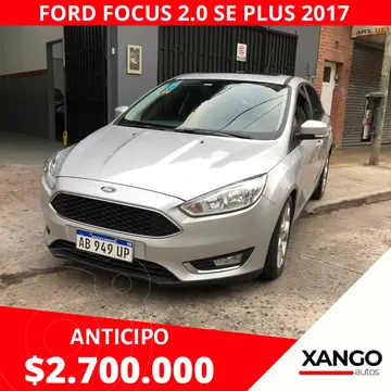 Ford Focus FOCUS L/16 2.0 5 P SE PLUS usado (2017) color Gris precio $6.100.000