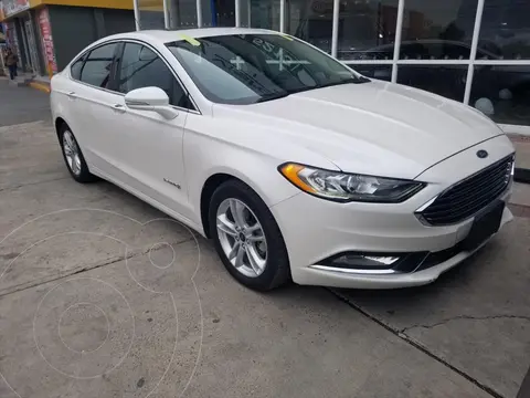 Ford Fusion SE LUX Hibrido usado (2018) color Blanco financiado en mensualidades(enganche $63,800 mensualidades desde $7,090)