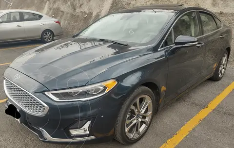 Ford Fusion Titanium Plus usado (2020) color Azul precio $305,000