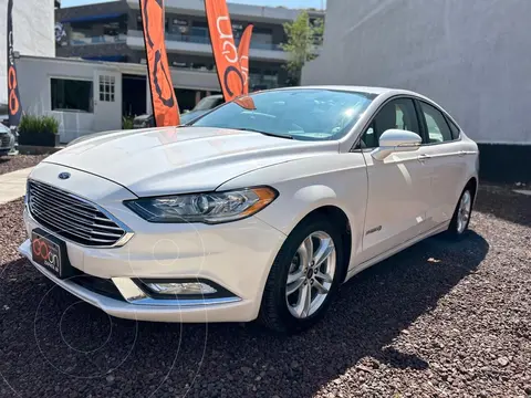 Ford Fusion SE LUX Hibrido usado (2018) color Blanco precio $210,000
