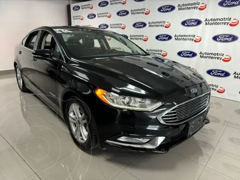 Ford Fusion SE LUX Hibrido usado (2018) color Negro precio $279,000