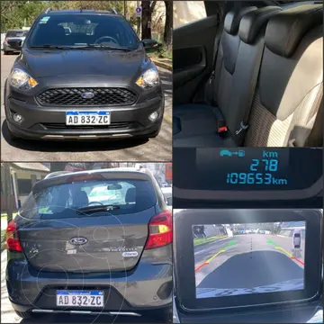 Ford Ka Freestyle 1.5L usado (2019) color Gris Oscuro financiado en cuotas(anticipo $6.400.000)