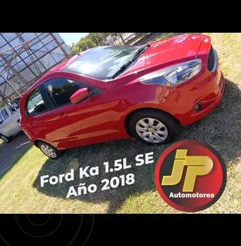 Ford Ka 1.5L SE usado (2018) color Rojo precio $16.800.000