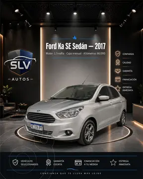 Ford Ka 1.5L SE usado (2017) color Gris precio $15.500.000