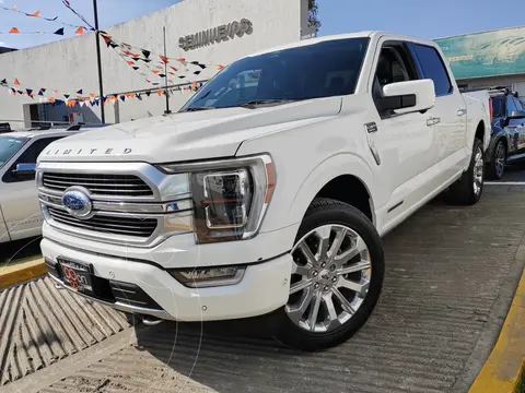 Ford Lobo HEV Platinum Plus usado (2022) color Blanco financiado en mensualidades(enganche $344,712 mensualidades desde $26,360)