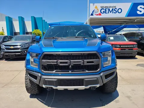 Ford Lobo Raptor CREW CAB 4X4 3.5L V6 CON SPRAY-IN BEDLINER usado (2020) color Azul Electrico precio $1,195,000
