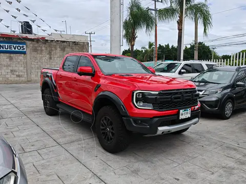 Ford Lobo Raptor High usado (2024) color Rojo Cerezo precio $1,198,000