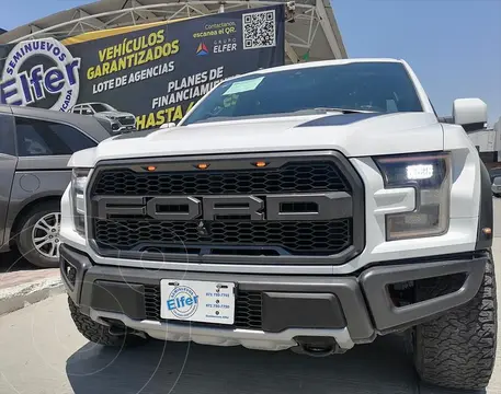 Ford Lobo Raptor CREW CAB 4X4 3.5L V6 CON SPRAY-IN BEDLINER usado (2019) color Blanco precio $1,250,000