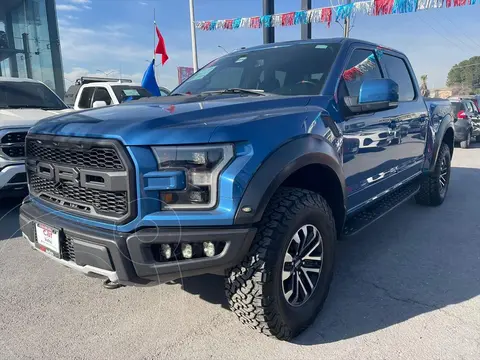 Ford Lobo Raptor CREW CAB 4X4 3.5L V6 CON SPRAY-IN BEDLINER usado (2019) color Azul Electrico precio $995,000