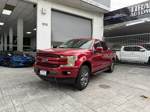 Ford Lobo Doble Cabina Lariat 4x4 usado (2018) color Rojo precio $649,900