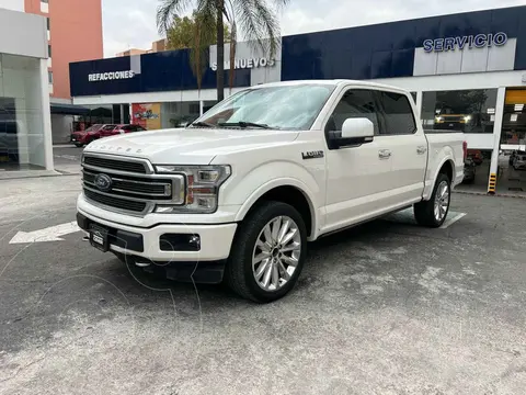Ford Lobo Doble Cabina Platinum Limited usado (2019) color Blanco financiado en mensualidades(enganche $239,750 mensualidades desde $23,376)