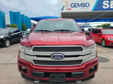 Ford Lobo Doble Cabina Platinum 4x4 usado (2018) color Rojo precio $798,000