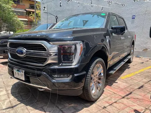 Ford Lobo Lariat Crew Cab 4x4 usado (2022) color Negro precio $1,349,000