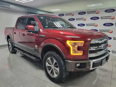 Ford Lobo King Ranch Crew Cab 4x4 EcoBoost usado (2016) color Rojo precio $550,000