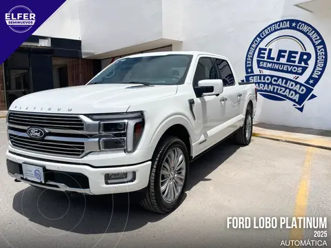 Ford Lobo Platinum usado (2025) color Blanco precio $1,380,000
