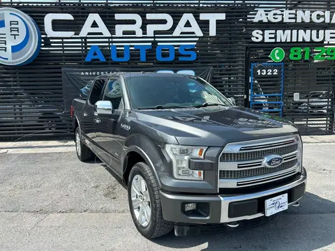 Ford Lobo Doble Cabina Platinum Limited usado (2017) color Gris precio $529,000