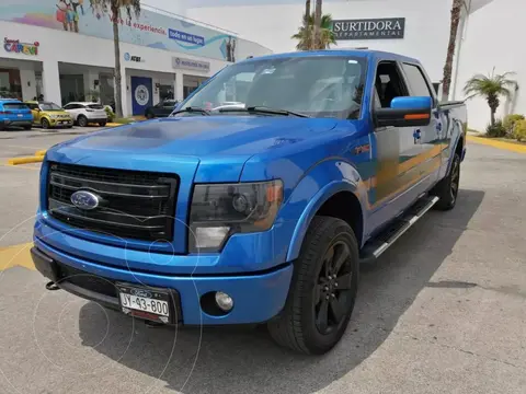 Ford Lobo Lariat 4x4 Cabina Doble usado (2013) color Azul precio $379,000