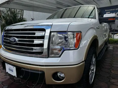 Ford Lobo Lariat 4x4 Cabina Doble usado (2014) color Blanco precio $448,000