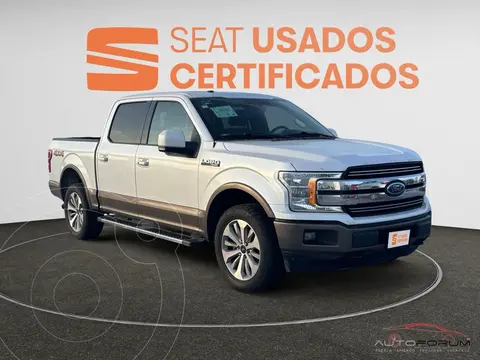 Ford Lobo Lariat Crew Cab 4x4 usado (2018) color Blanco precio $615,000