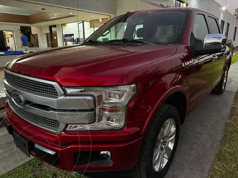 Ford Lobo Platinum 4x4 Cabina Doble usado (2018) color Rojo precio $548,000