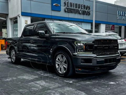 Ford Lobo Doble Cabina Platinum 4x4 usado (2018) color Gris precio $640,000