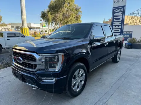 Ford Lobo Platinum Crew Cab 4x4 usado (2022) color Azul Marino precio $1,198,000