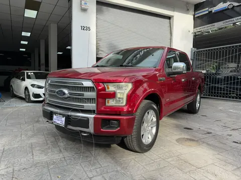 Ford Lobo Platinum 4x4 Cabina Doble usado (2015) color Rojo precio $479,900