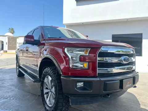 Ford Lobo Lariat 4x4 Cabina Doble usado (2017) color Rojo precio $568,000