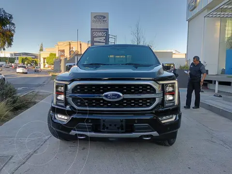 Ford Lobo Platinum usado (2022) color Negro Obsidiana precio $1,198,000