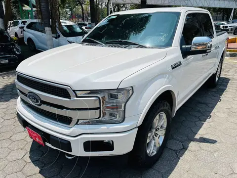 Ford Lobo Platinum 4x4 Cabina Doble usado (2018) color Blanco precio $587,000