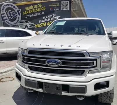 Ford Lobo Doble Cabina Platinum Limited usado (2019) color Blanco financiado en mensualidades(enganche $245,000 mensualidades desde $20,700)