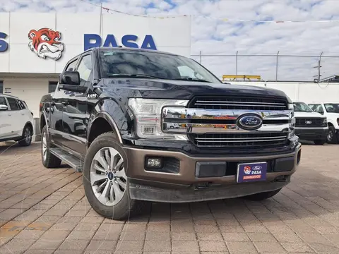 Ford Lobo Lariat Crew Cab 4x4 usado (2018) color Negro precio $640,000