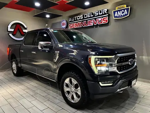 Ford Lobo Platinum Doble Cabina usado (2021) color Azul precio $899,000