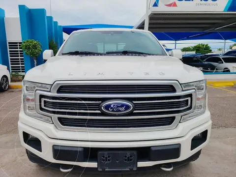 Ford Lobo Doble Cabina Platinum 4x4 usado (2018) color Blanco precio $870,000