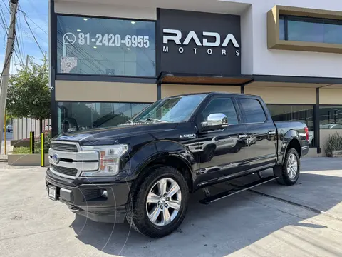 Ford Lobo Doble Cabina Platinum 4x4 usado (2019) color Negro precio $599,799