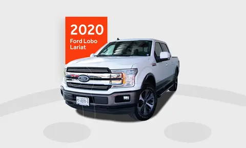 Ford Lobo Doble Cabina Lariat 4x4 usado (2020) color Blanco precio $920,000