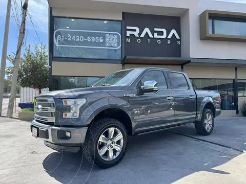 Ford Lobo Platinum 4x4 Cabina Doble usado (2015) color Gris precio $459,800