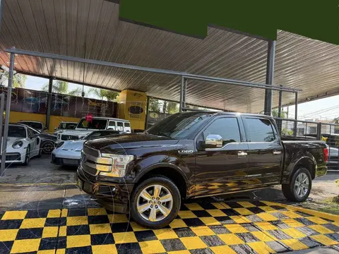Ford Lobo Lariat 4x4 Cabina Doble usado (2018) color Marrn precio $599,000