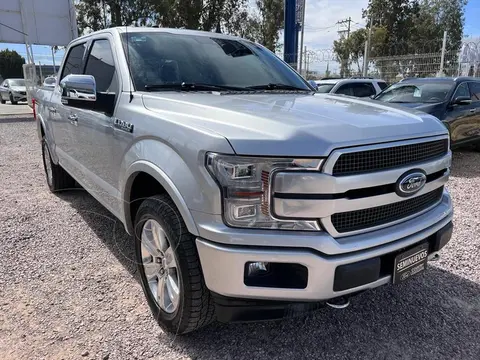 Ford Lobo Doble Cabina Platinum 4x4 usado (2019) color Plata precio $899,000