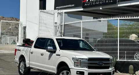 Ford Lobo Doble Cabina Platinum 4x4 usado (2018) color Blanco Platinado financiado en mensualidades(enganche $153,560 mensualidades desde $15,717)