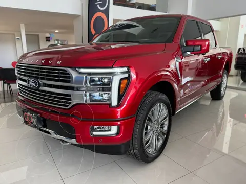 Ford Lobo Platinum usado (2024) color Rojo financiado en mensualidades(enganche $408,478 mensualidades desde $31,236)