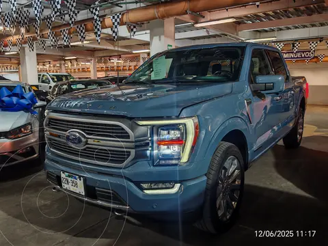 Ford Lobo Platinum usado (2023) color Azul precio $1,299,000