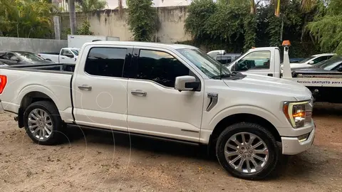 Ford Lobo Lariat Crew Cab 4x4 usado (2021) color Blanco precio $1,098,000
