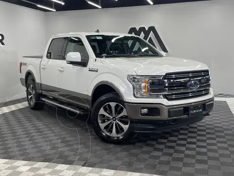 Ford Lobo Lariat Doble Cabina usado (2020) color Blanco precio $789,900