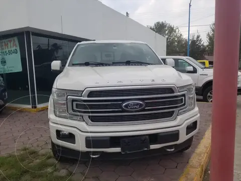 Ford Lobo Doble Cabina Platinum 4x4 usado (2018) color Blanco financiado en mensualidades(enganche $199,000 mensualidades desde $42,000)